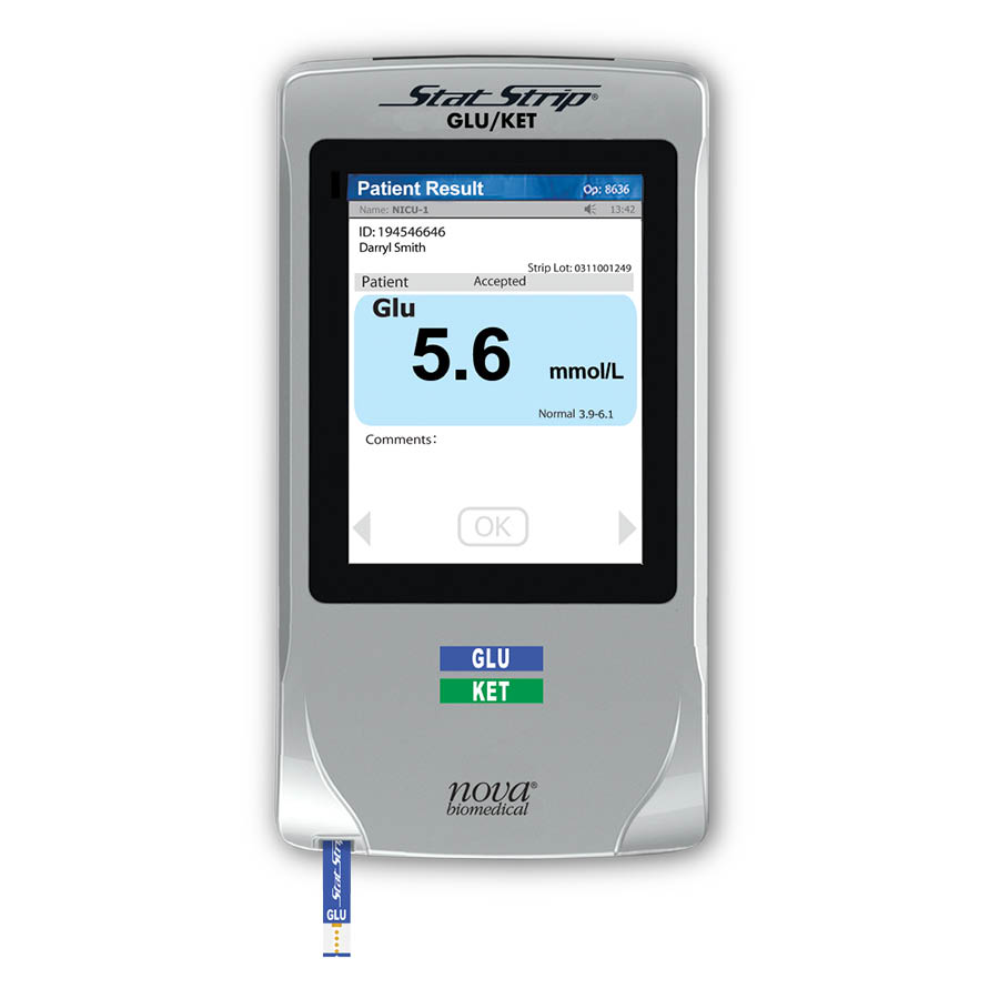 Statstrip® Glucoseketones Poct Meter Tecom Analytical Systems 